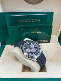 Thumbnail for Rolex Black Cerachrom Bezel - Black And Silver Diamond Dial - Oysterflex Strap 126519LN - WatchesOff5th