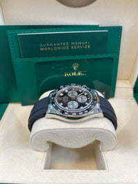 Thumbnail for Rolex Black Cerachrom Bezel - Black And Silver Diamond Dial - Oysterflex Strap 126519LN - WatchesOff5th