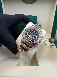 Thumbnail for Rolex Cosmograph Daytona 40mm Everose Gold Diamond Markers (Ref#116505) - WatchesOff5thWatch