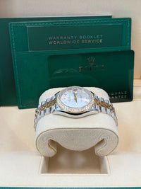 Thumbnail for Rolex Datejust 31mm Stainless Steel and Yellow Gold Silver Diamond Dial Jubilee 278383RBR - WatchesOff5thWatch