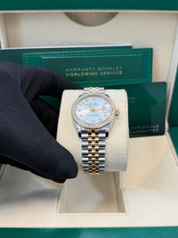 Thumbnail for Rolex Datejust 31mm Stainless Steel and Yellow Gold Silver Diamond Dial Jubilee 278383RBR - WatchesOff5thWatch