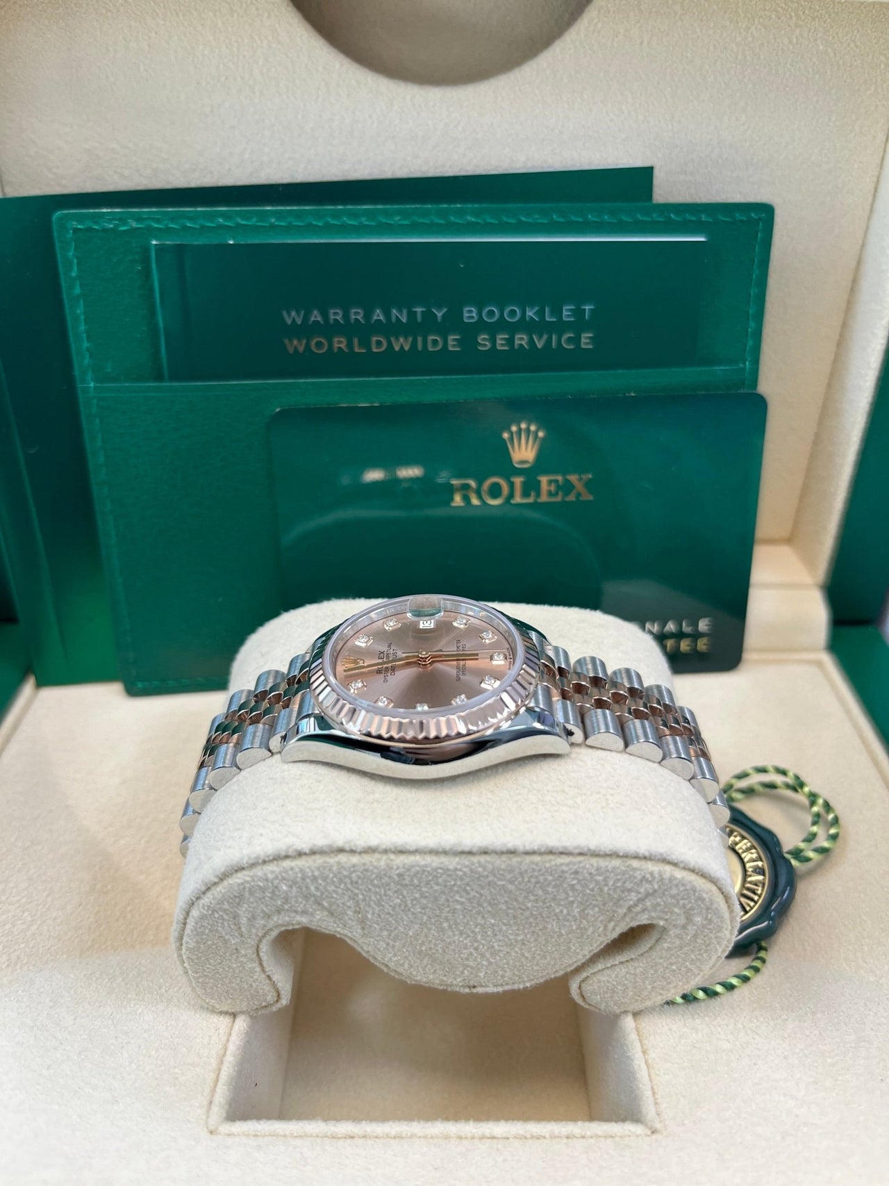Rolex Datejust 31mm Sundust Diamond Dial Jubilee Bracelet 278271 - WatchesOff5th
