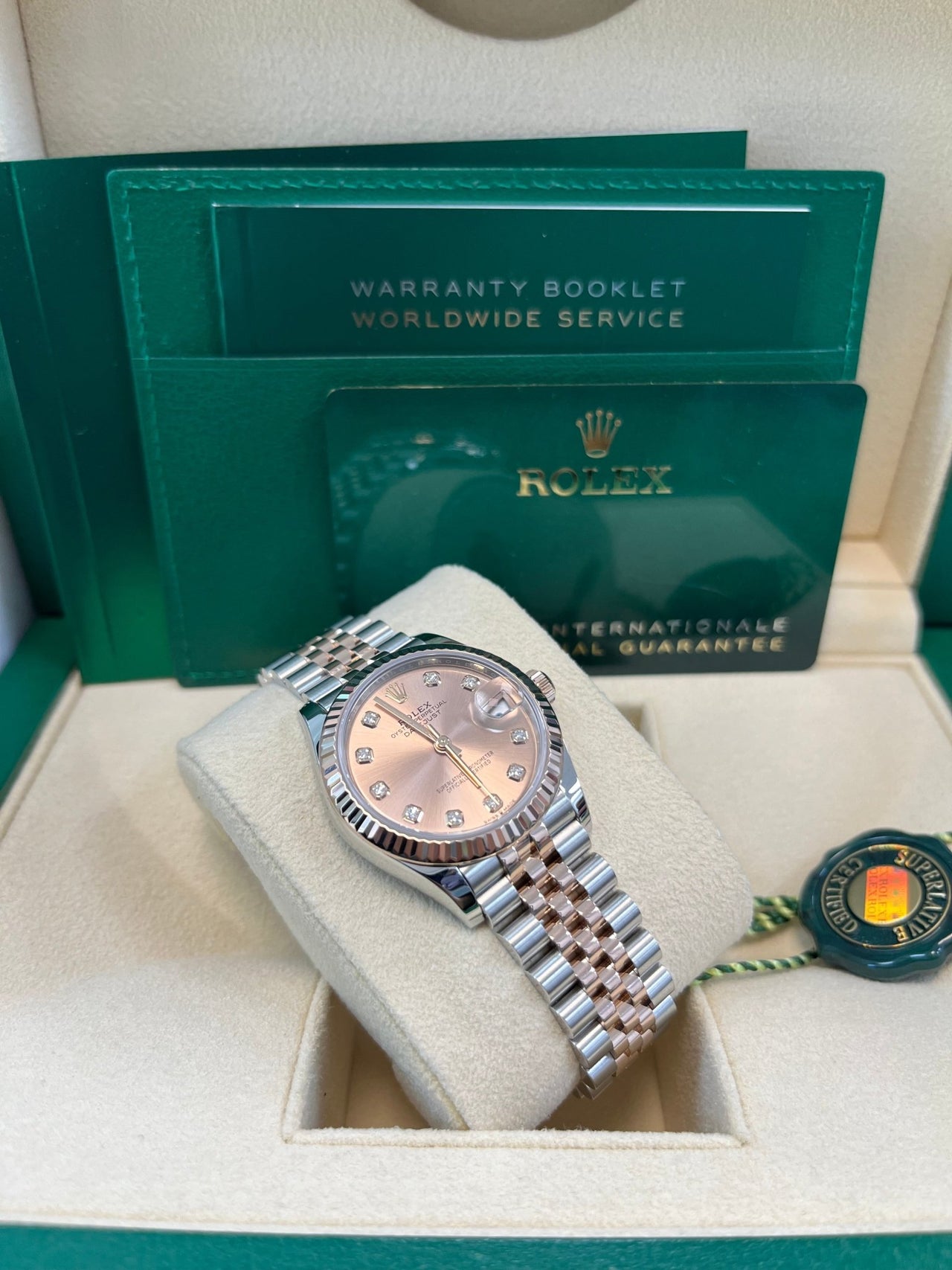 Rolex Datejust 31mm Sundust Diamond Dial Jubilee Bracelet 278271 - WatchesOff5th