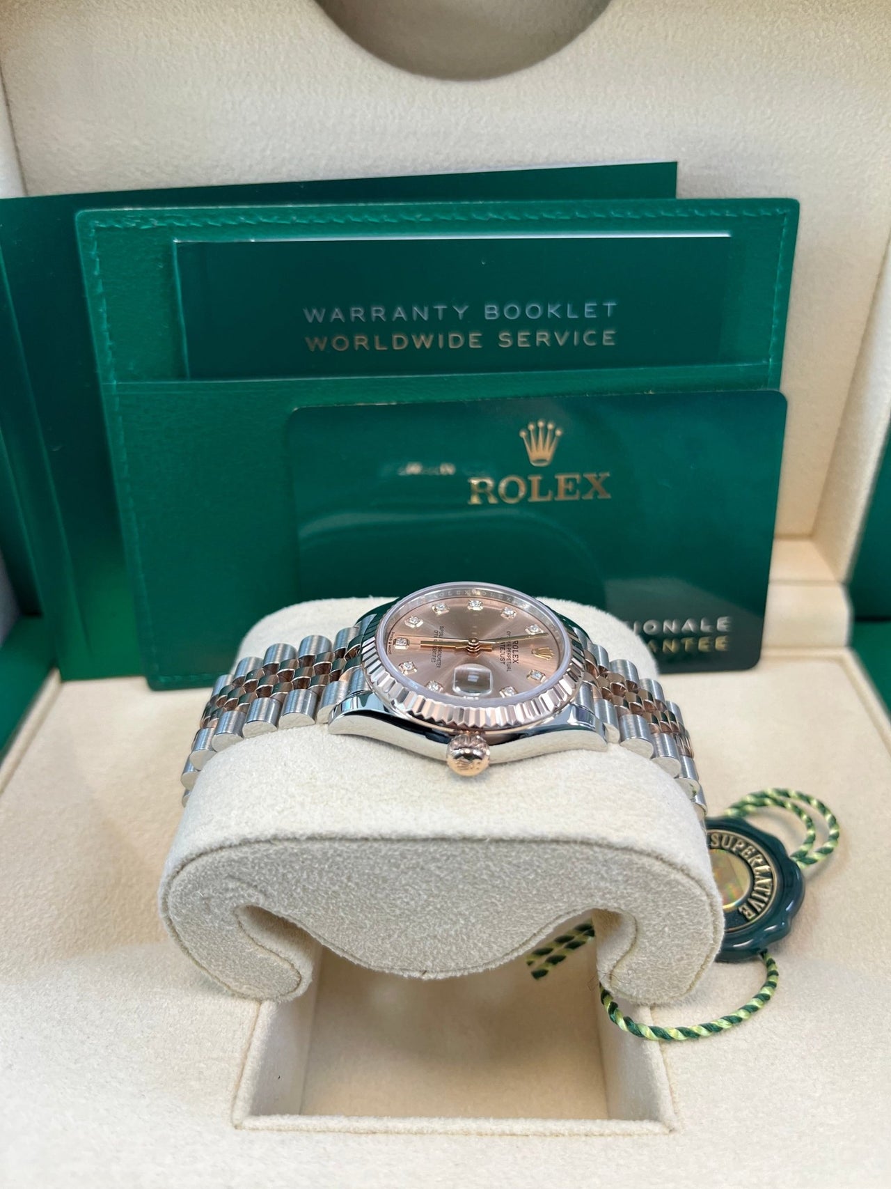 Rolex Datejust 31mm Sundust Diamond Dial Jubilee Bracelet 278271 - WatchesOff5th