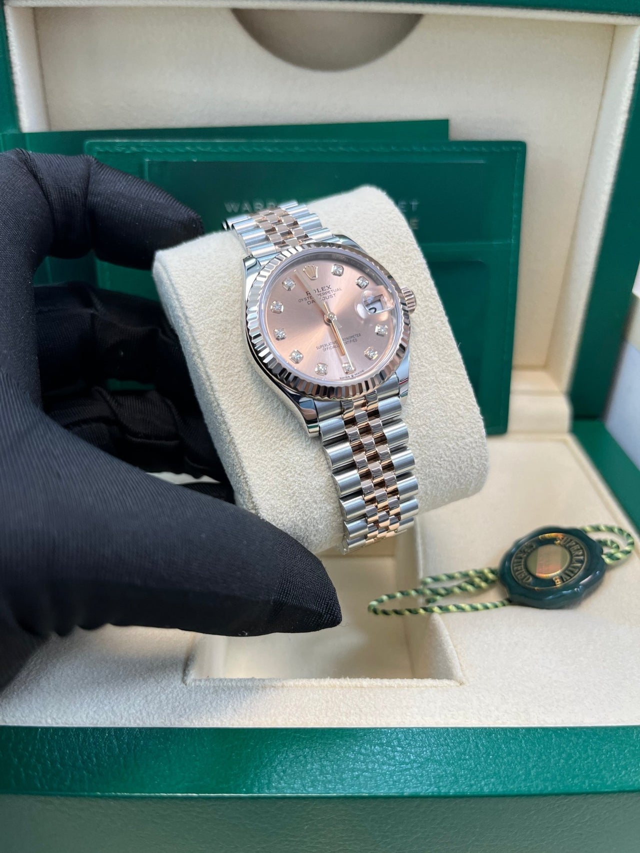 Rolex Datejust 31mm Sundust Diamond Dial Jubilee Bracelet 278271 - WatchesOff5th