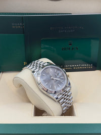 Thumbnail for Rolex Datejust 41/ Stainless Steel & White Gold/ Dark Rhodium Index Dial/ Jubilee Bracelet (Ref 126334) - WatchesOff5thWatch