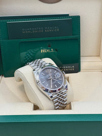 Thumbnail for Rolex Datejust 41/ Stainless Steel & White Gold/ Dark Rhodium Index Dial/ Jubilee Bracelet (Ref 126334) - WatchesOff5thWatch