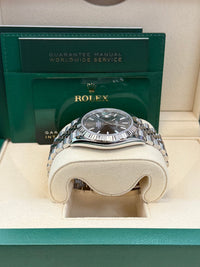 Thumbnail for Rolex Datejust 41/ Stainless Steel & White Gold/ Dark Rhodium Index Dial/ Jubilee Bracelet (Ref 126334) - WatchesOff5thWatch