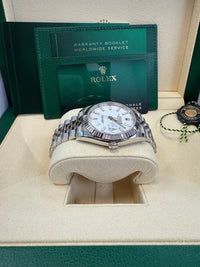 Thumbnail for Rolex Datejust 41/ Stainless Steel & White Gold/ White Index Dial/ Fluted Bezel/ Jubilee Bracelet (Ref 126334) - WatchesOff5thWatch