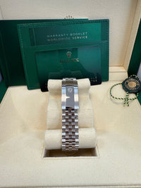 Thumbnail for Rolex Datejust 41/ Stainless Steel & White Gold/ White Index Dial/ Fluted Bezel/ Jubilee Bracelet (Ref 126334) - WatchesOff5thWatch