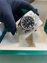 Thumbnail for Rolex Datejust 41 Steel and Yellow Gold Black Diamond Jubilee 126333 - WatchesOff5thWatch