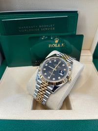 Thumbnail for Rolex Datejust 41 Steel and Yellow Gold Black Diamond Jubilee 126333 - WatchesOff5thWatch
