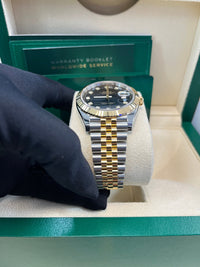 Thumbnail for Rolex Datejust 41 Steel and Yellow Gold Black Diamond Jubilee 126333 - WatchesOff5thWatch