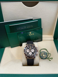 Thumbnail for Rolex Daytona Rose Gold Cosmograph Daytona Watch - Black Bezel - Black And Sundust Diamond Dial 126515ln - WatchesOff5th