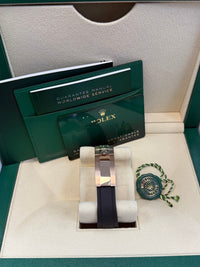 Thumbnail for Rolex Daytona Rose Gold Cosmograph Daytona Watch - Black Bezel - Black And Sundust Diamond Dial 126515ln - WatchesOff5th