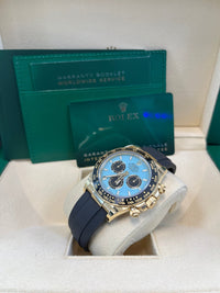 Thumbnail for Rolex Daytona Yellow Gold Daytona Tiffany Dial on Oysterflex New 2025 Release Reference 126518 - WatchesOff5thWatch