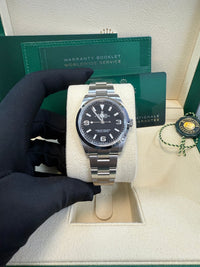 Thumbnail for Rolex Explorer Stainless Steel Oyster Perpetual Explorer - Black Dial - Oyster Bracelet 124270 - WatchesOff5thWatch