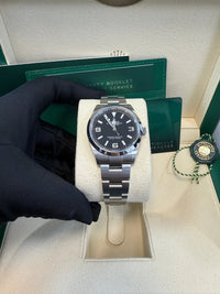 Thumbnail for Rolex Explorer Stainless Steel Oyster Perpetual Explorer - Black Dial - Oyster Bracelet 124270 - WatchesOff5thWatch