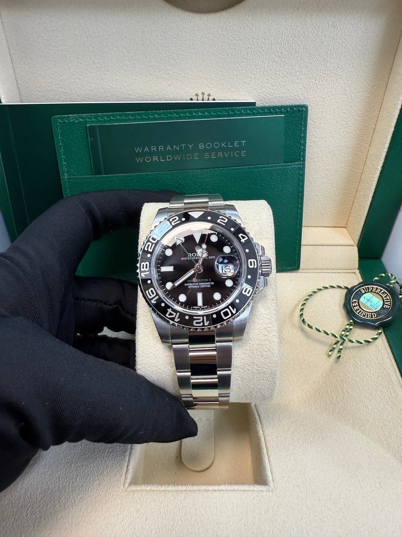 Rolex GMT - Master II Stainless Steel 40mm Ceramic Bezel 116710LN - WatchesOff5th