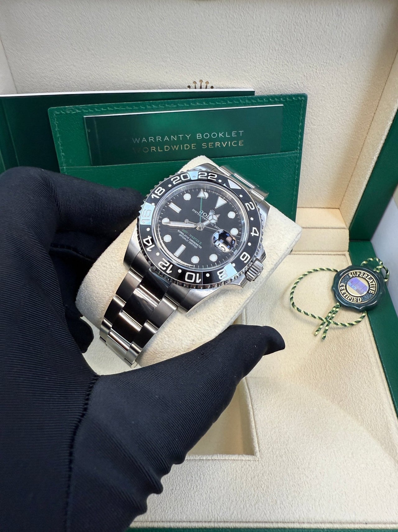 Rolex GMT - Master II Stainless Steel 40mm Ceramic Bezel 116710LN - WatchesOff5th