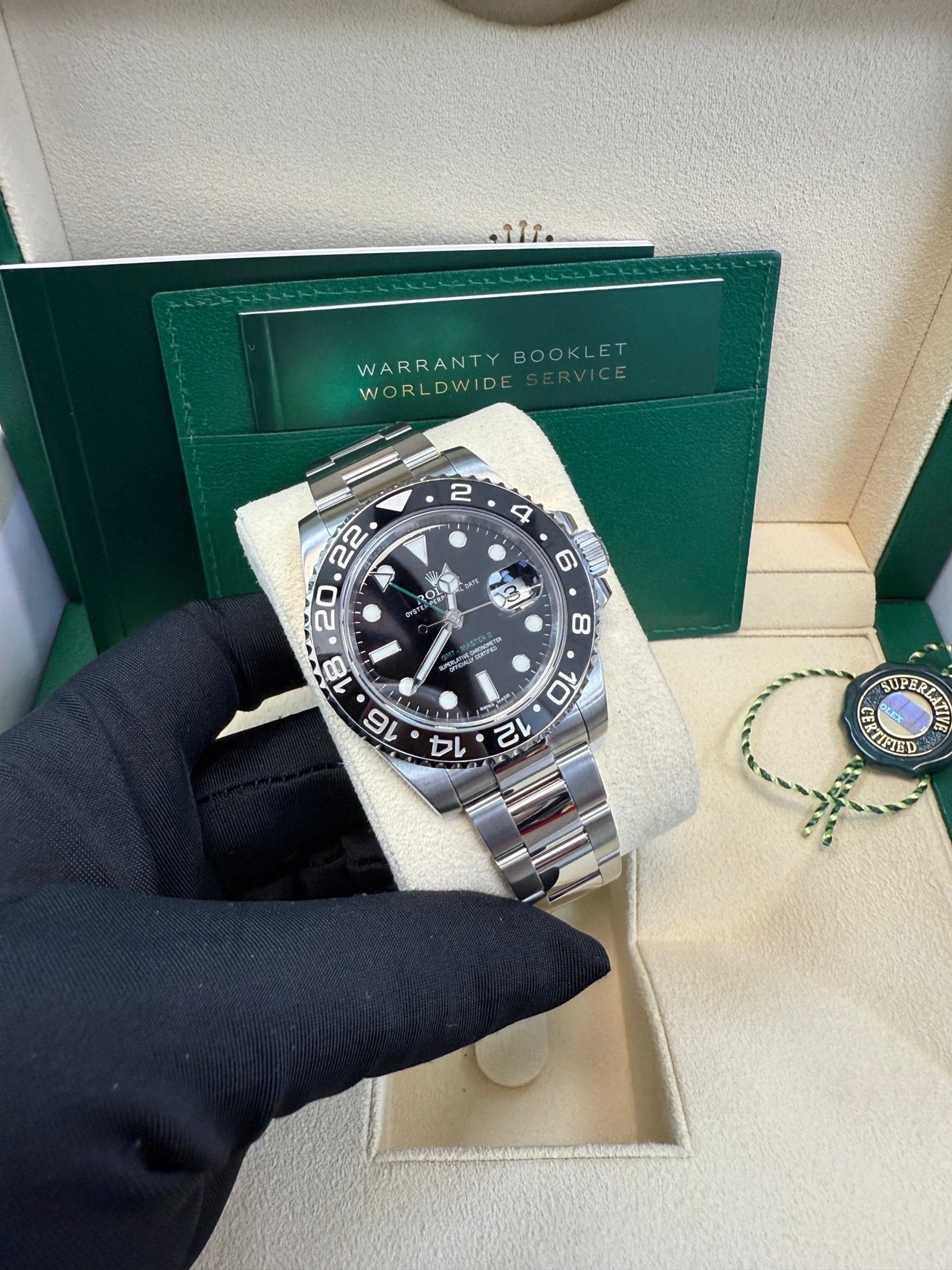 Rolex GMT - Master II Stainless Steel 40mm Ceramic Bezel 116710LN - WatchesOff5th