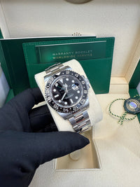 Thumbnail for Rolex GMT - Master II Stainless Steel 40mm Ceramic Bezel 116710LN - WatchesOff5th