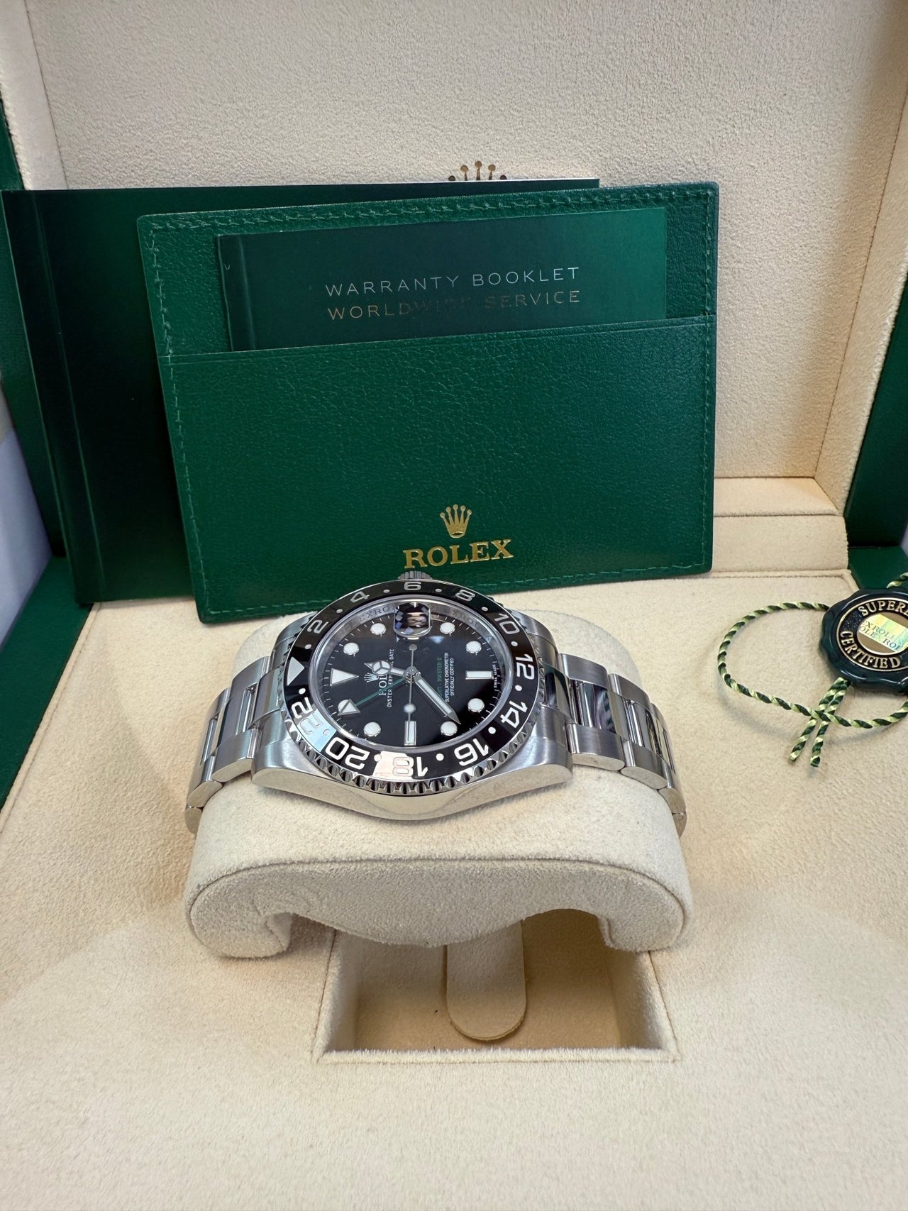 Rolex GMT - Master II Stainless Steel 40mm Ceramic Bezel 116710LN - WatchesOff5th