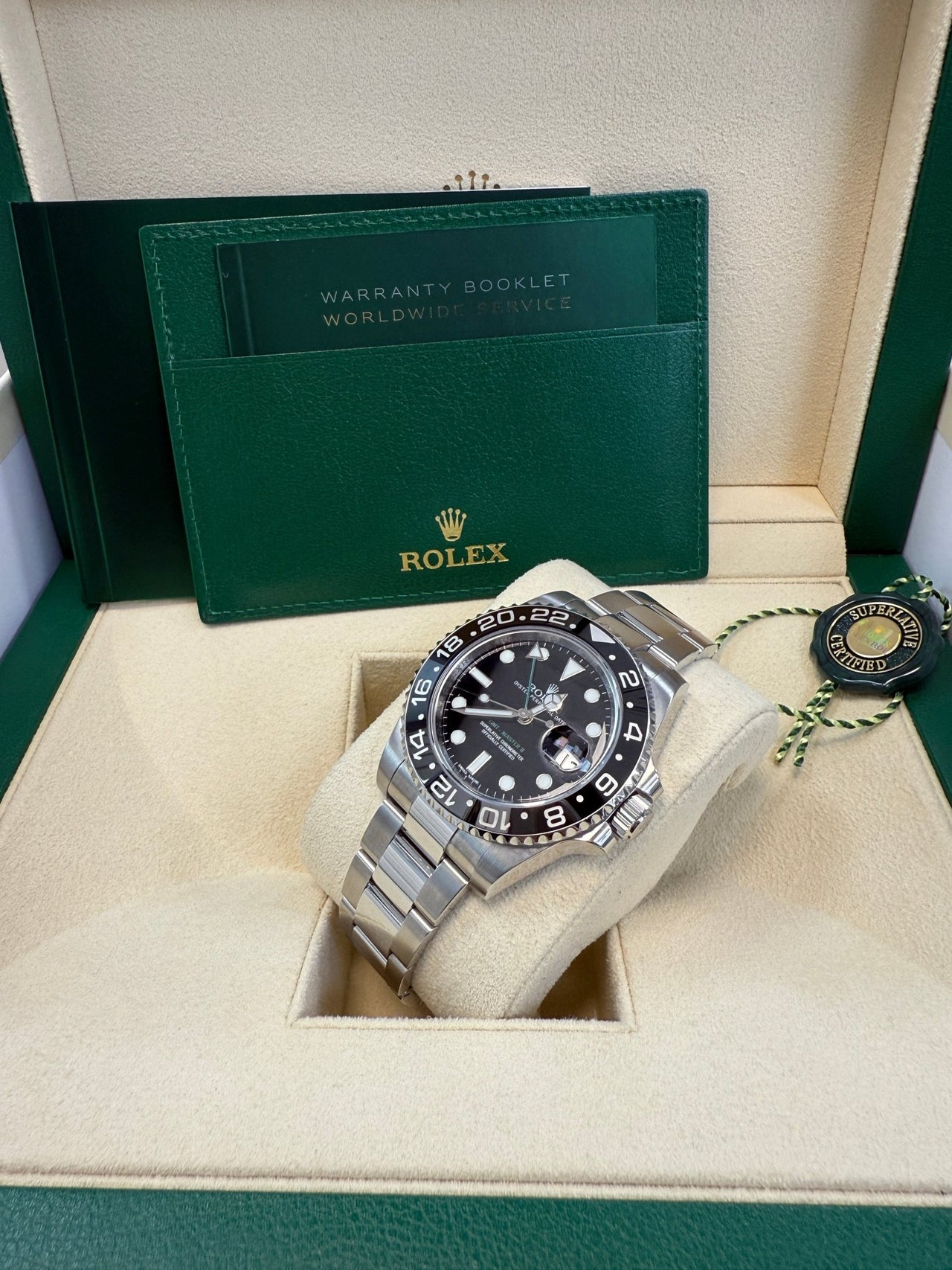Rolex GMT - Master II Stainless Steel 40mm Ceramic Bezel 116710LN - WatchesOff5th