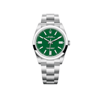 Thumbnail for Rolex Oyster Perpetual 41 Stainless Steel - Green Index Dial - Oyster Bracelet (Ref# 124300) - WatchesOff5thWatch