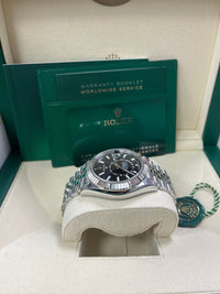 Thumbnail for Rolex Sky - Dweller Fluted Bezel Black Index Dial Jubilee Bracelet 336934 - WatchesOff5th
