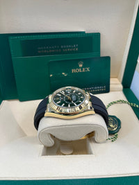Thumbnail for Rolex Sky - Dweller New Release 2025 Sky - Dweller 336238 Yellow Gold Bright Green Dial Oysterflex - WatchesOff5th