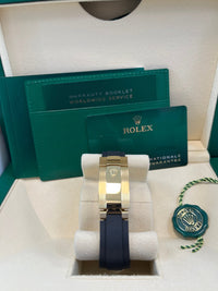 Thumbnail for Rolex Sky - Dweller New Release 2025 Sky - Dweller 336238 Yellow Gold Bright Green Dial Oysterflex - WatchesOff5th