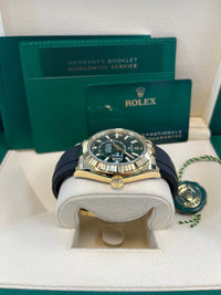 Thumbnail for Rolex Sky - Dweller New Release 2025 Sky - Dweller 336238 Yellow Gold Bright Green Dial Oysterflex - WatchesOff5th