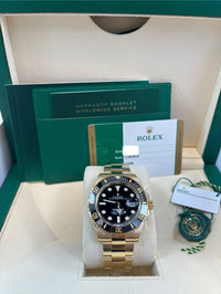 Thumbnail for Rolex Submariner Date Certified Yellow Gold Black Dial 116618ln - WatchesOff5thWatch
