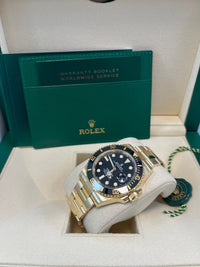 Thumbnail for Rolex Submariner Date Certified Yellow Gold Black Dial 116618ln - WatchesOff5thWatch