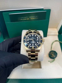 Thumbnail for Rolex Submariner Date Certified Yellow Gold Black Dial 116618ln - WatchesOff5thWatch