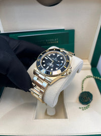 Thumbnail for Rolex Submariner Date Certified Yellow Gold Black Dial 116618ln - WatchesOff5thWatch