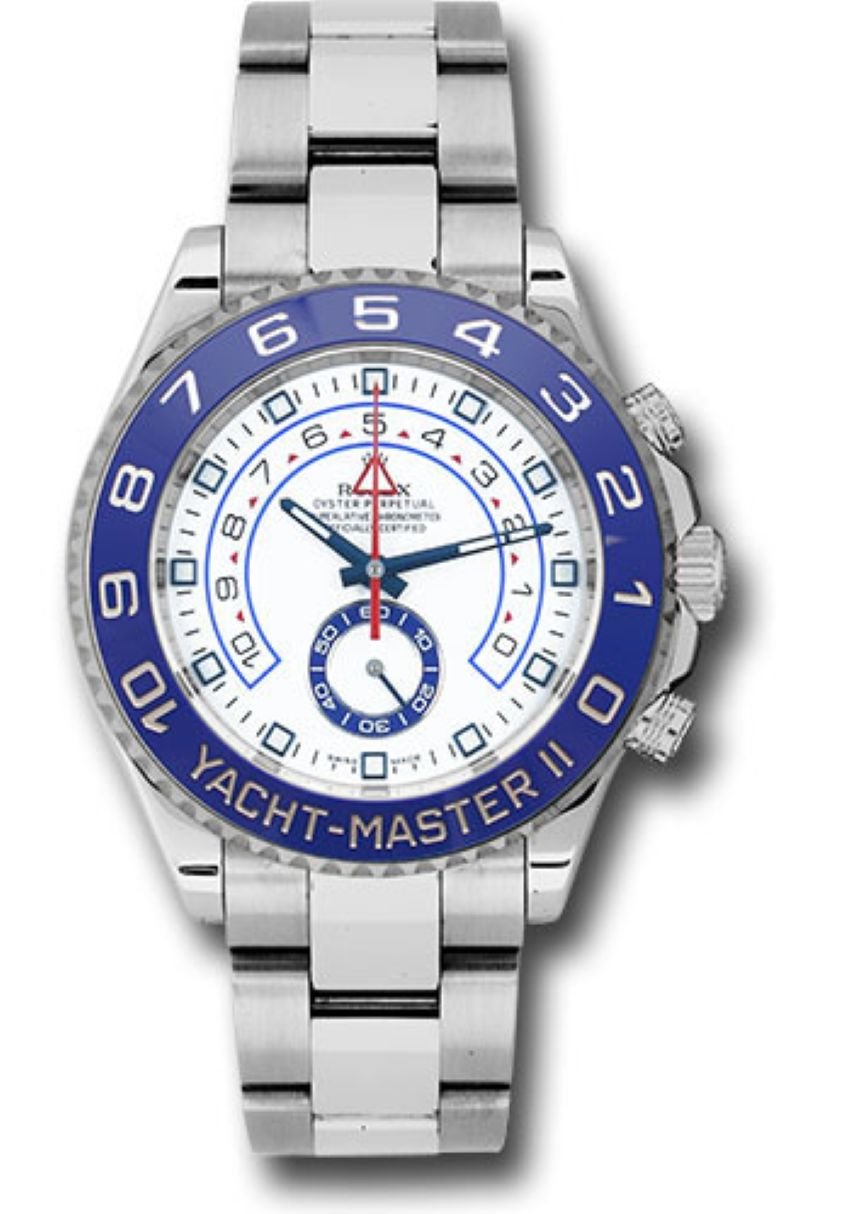 Rolex Yacht - Master II Stainless Steel White Dial 116680 - WatchesOff5th