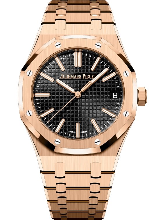 Audemars Piguet Royal Oak SELFWINDING Rose Gold Black Dial