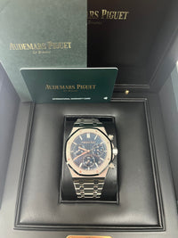 Thumbnail for Audemars Piguet ROYAL OAK “50TH ANNIVERSARY” STEEL BRACELET BLUE DIAL 26240ST.OO.1320ST.01 deposit