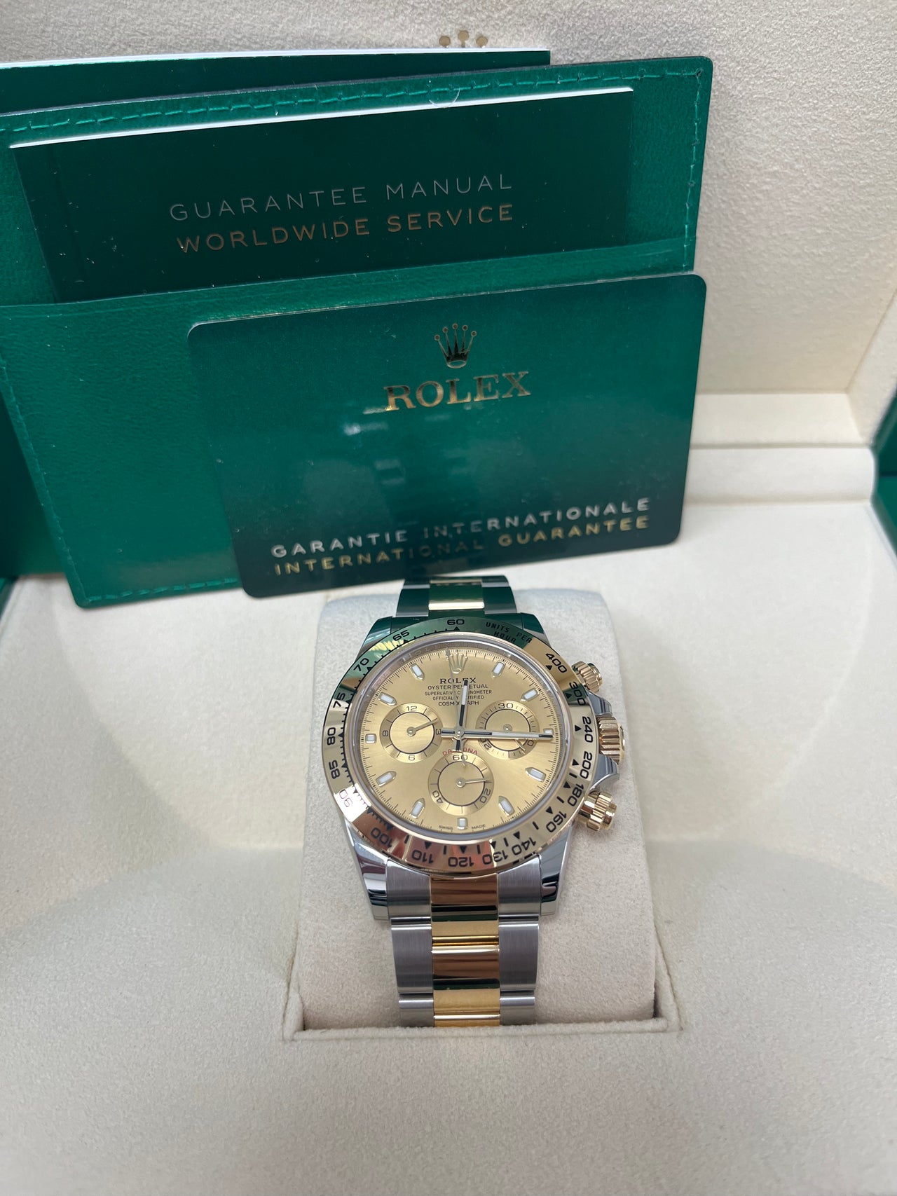 Rolex Daytona Yellow Rolesor Cosmograph Daytona 40 Watch - Champagne Index Dial 116503