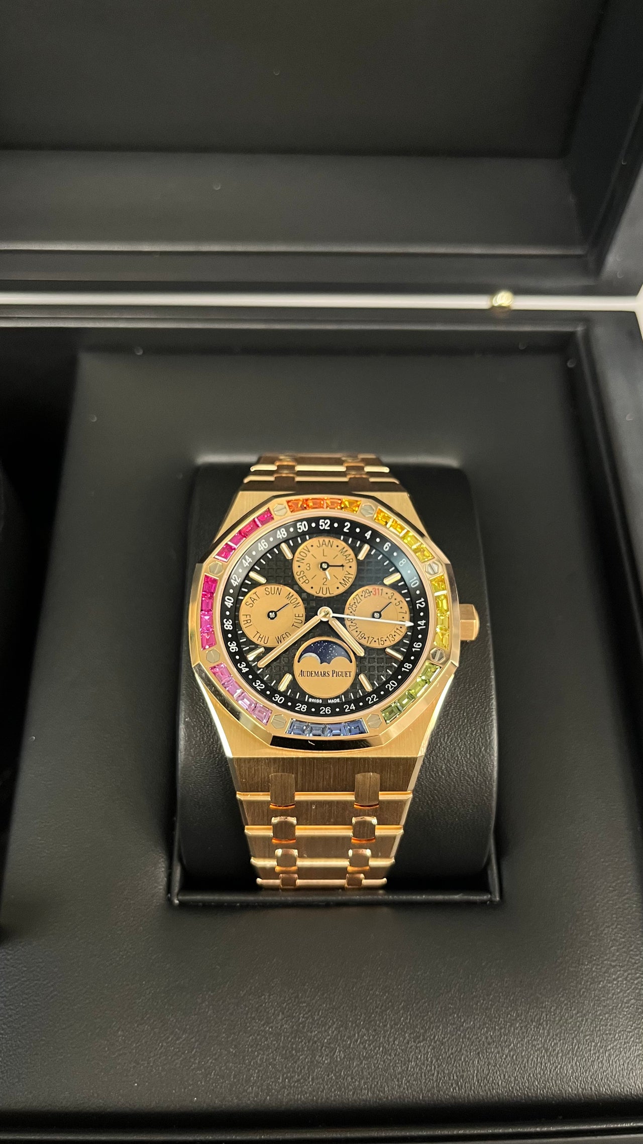 Audemars Piguet ROYAL OAK Perpetual Calendar Rose Gold Rainbow Limited 20 pieces (Reference 266140)