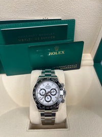 Thumbnail for Rolex Panda Daytona 40mm - Stainless Steel - White Panda Index Dial - Ceramic Bezel (Ref# 116500LN)