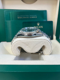 Thumbnail for Rolex DateJust Oyster 41 mm Oystersteel Mint Green Dial Fluted Bezel Jubilee Bracelet (Reference # 126334)