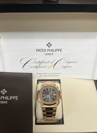Thumbnail for Patek Philippe Nautilus Rose Gold/ Black Gradient Dial (Ref#5980/1R-001)