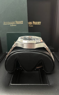 Thumbnail for Audemars Piguet ROYAL OAK “50TH ANNIVERSARY” STEEL BRACELET BLUE DIAL 26240ST.OO.1320ST.01 deposit