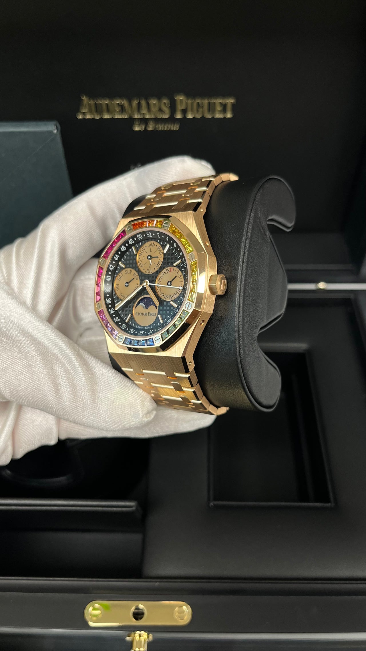 Audemars Piguet ROYAL OAK Perpetual Calendar Rose Gold Rainbow Limited 20 pieces (Reference 266140)