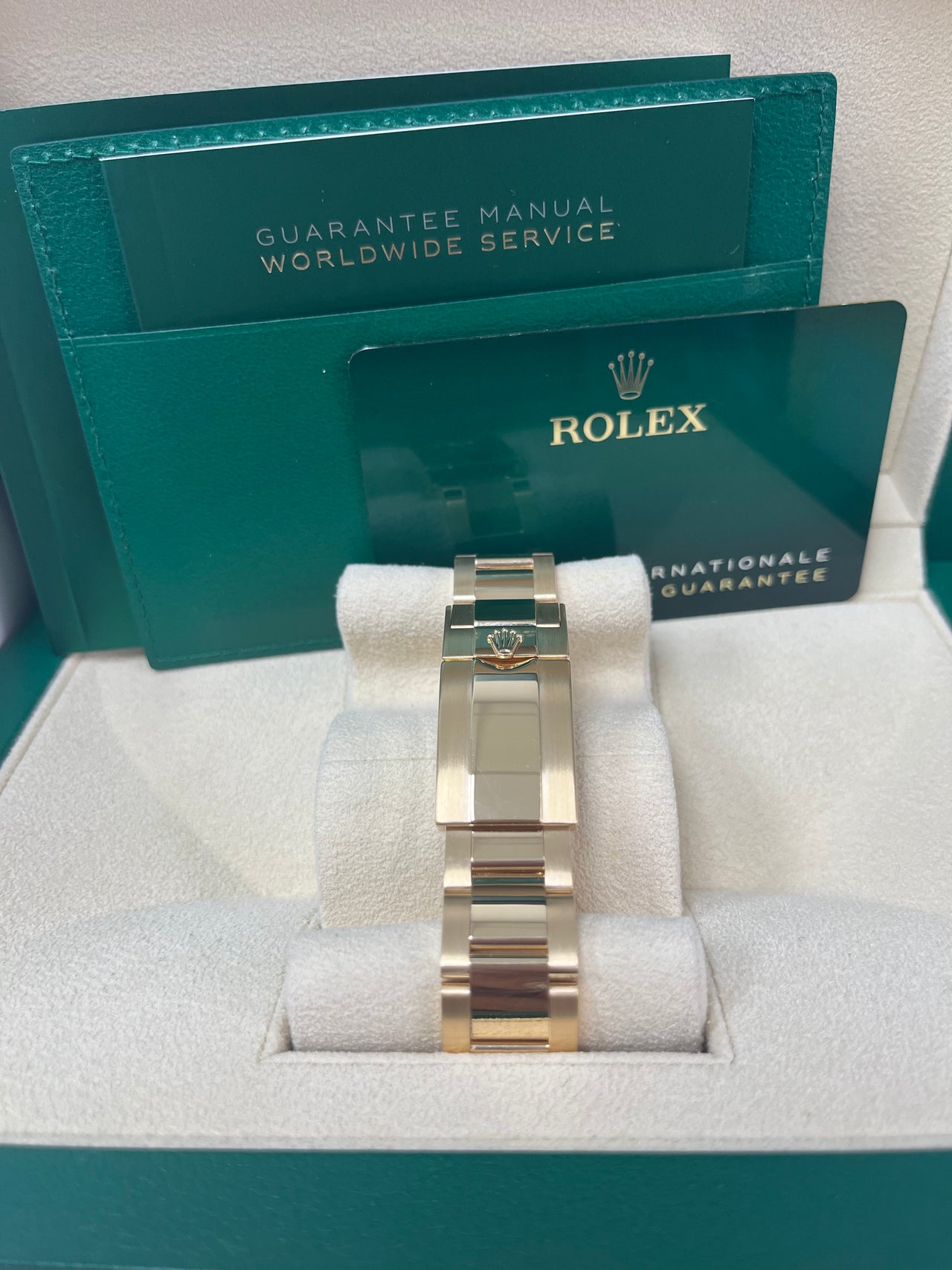 Rolex Yacht-Master II Yellow Gold White Mercedes Dial (Ref# 116688)