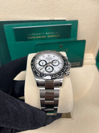 Thumbnail for Rolex Panda Daytona 40mm - Stainless Steel - White Panda Index Dial - Ceramic Bezel (Ref# 116500LN)