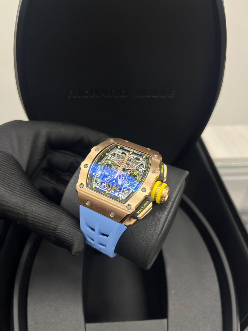 Richard Mille RM 011 11-03 Full Rose Gold Skeleton Dial - WatchesOff5th